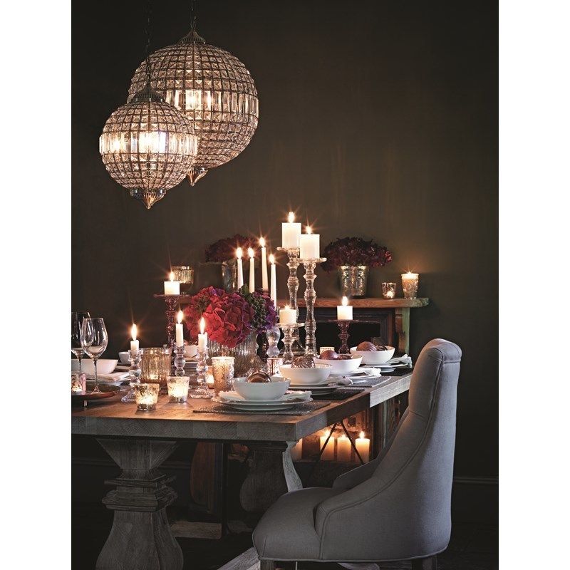 Christmas Lifestyle, M&S M&S Rustic style dining room Lighting