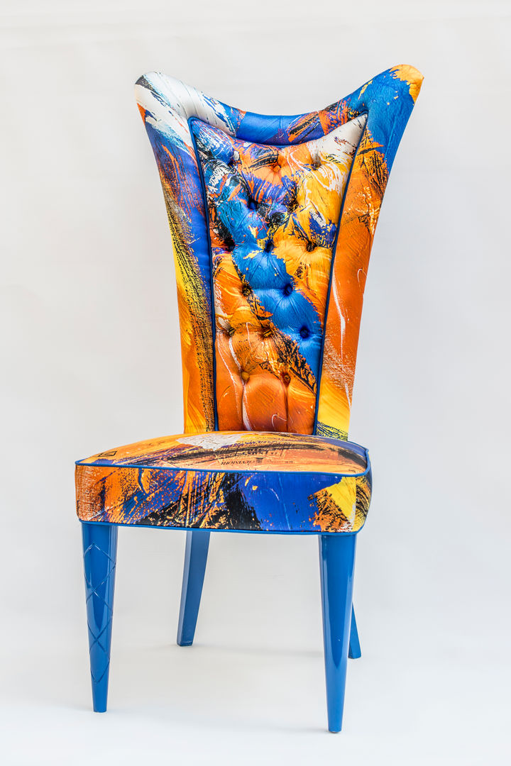 Artist chair, Romeo Orsi Romeo Orsi Salas de estar ecléticas Bancos e cadeiras