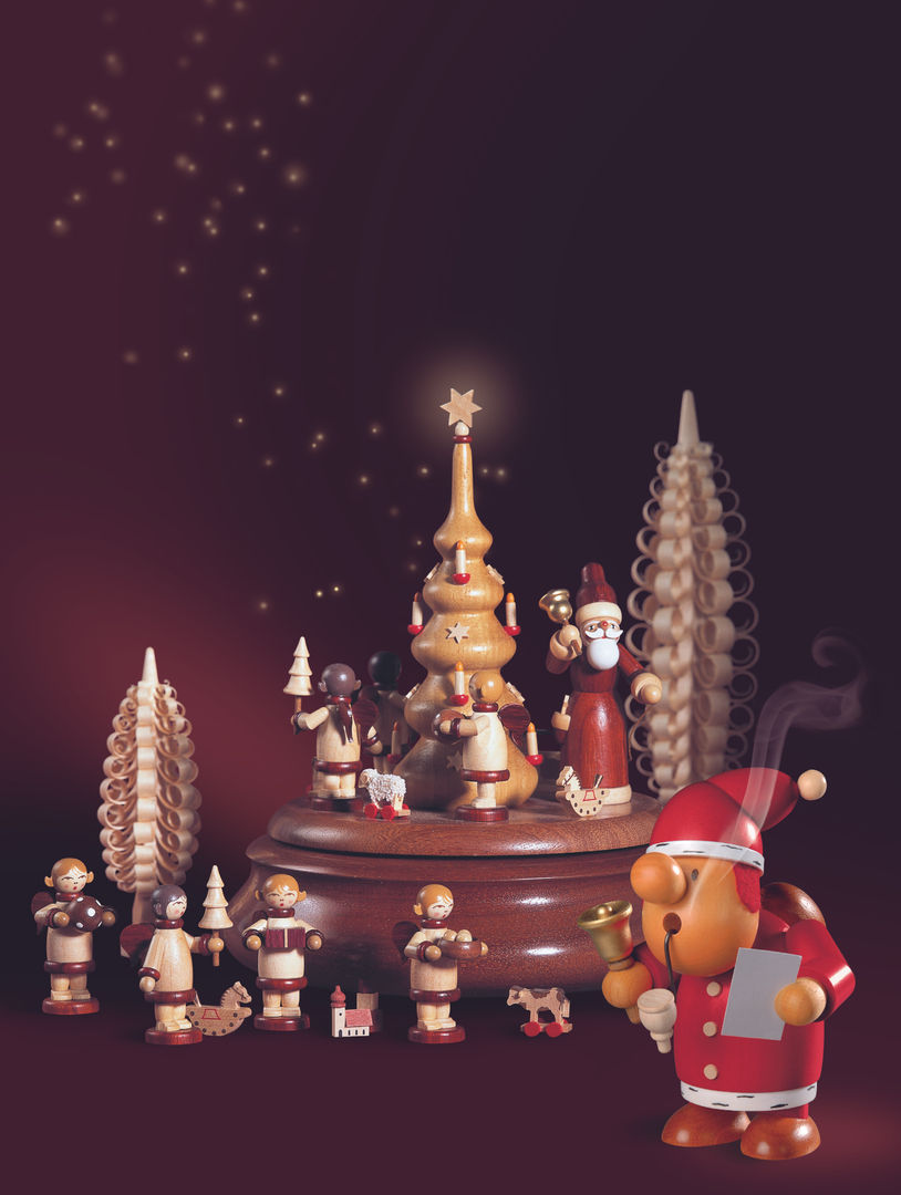 Weihnachtsvorfreude mit Erzgebirgischer Holzkunst Kleinkunst aus dem Erzgebirge® Mueller GmbH Wohnzimmer Accessoires und Dekoration