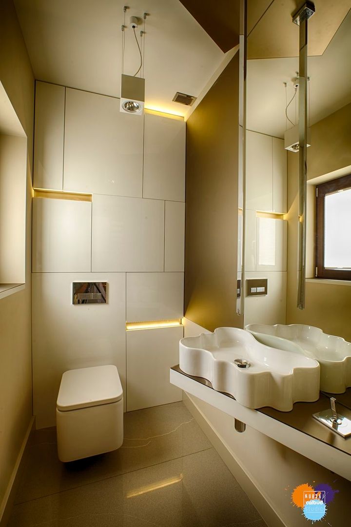DOM W KOSZALINIE , Studio Projektowe Projektive Studio Projektowe Projektive Modern style bathrooms