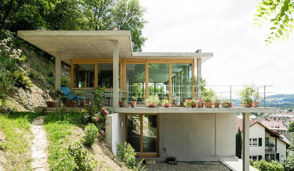 Modernes Traumhaus mit 1a-Aussicht, GIAN SALIS ARCHITEKT GIAN SALIS ARCHITEKT Дома в стиле модерн