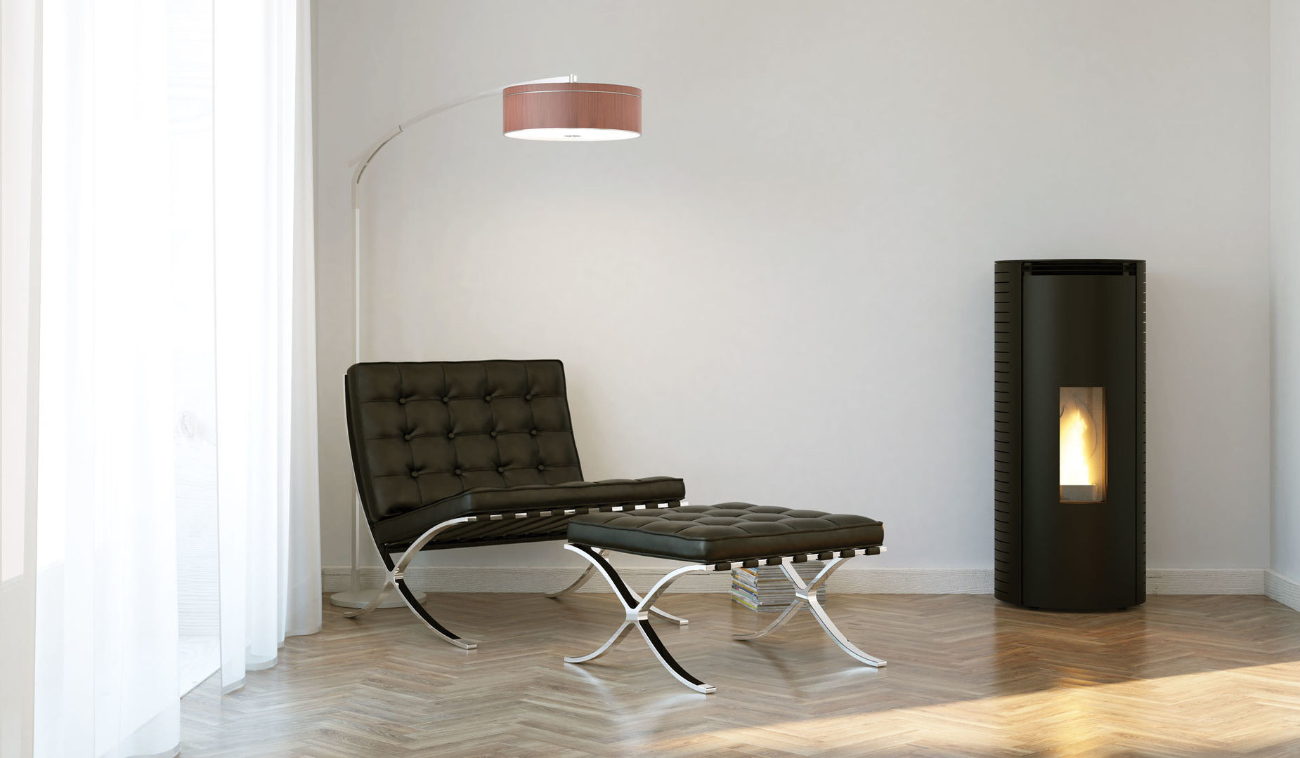 Stufe a pellet Skia Design, MaisonFire MaisonFire Living room Fireplaces & accessories