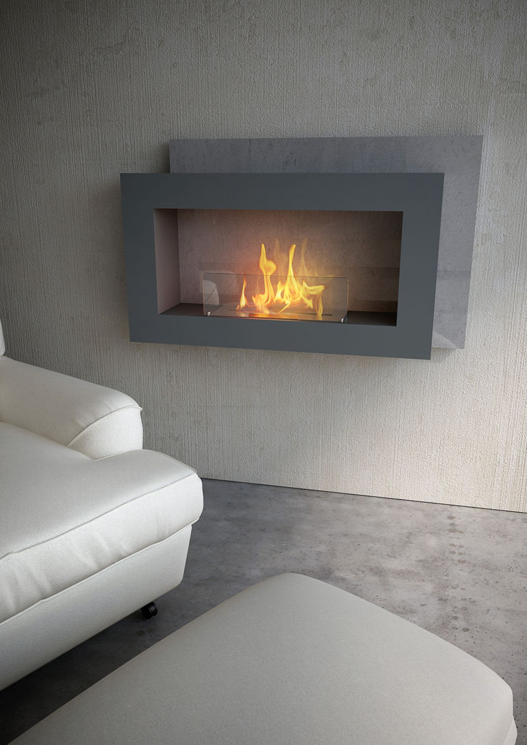 Collezione caminetti d'arredo, MaisonFire MaisonFire Moderne Wohnzimmer Kamin und Zubehör