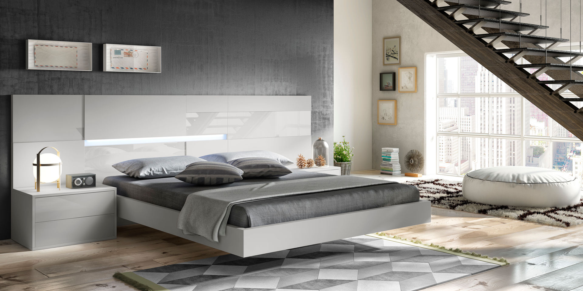 Dive-In, MOBLEC, S.L MOBLEC, S.L Modern style bedroom Beds & headboards