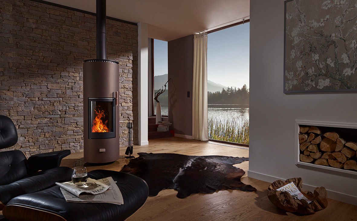 Stufe a legna CERA DESIGN, MaisonFire MaisonFire Salas modernas Chimeneas y accesorios