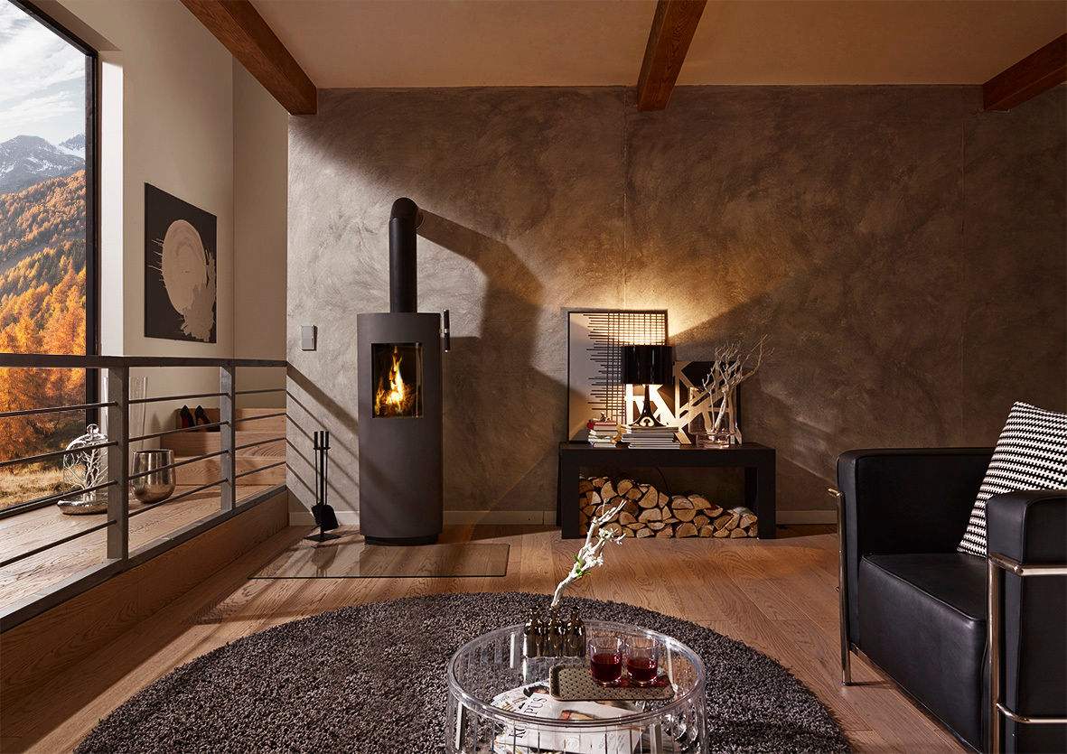 Stufe a legna CERA DESIGN, MaisonFire MaisonFire Modern living room Fireplaces & accessories