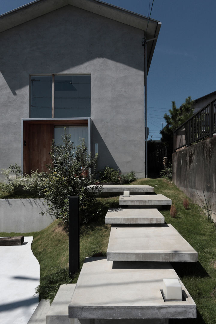 House in Wakabadai, akaza architectural design office akaza architectural design office 주택