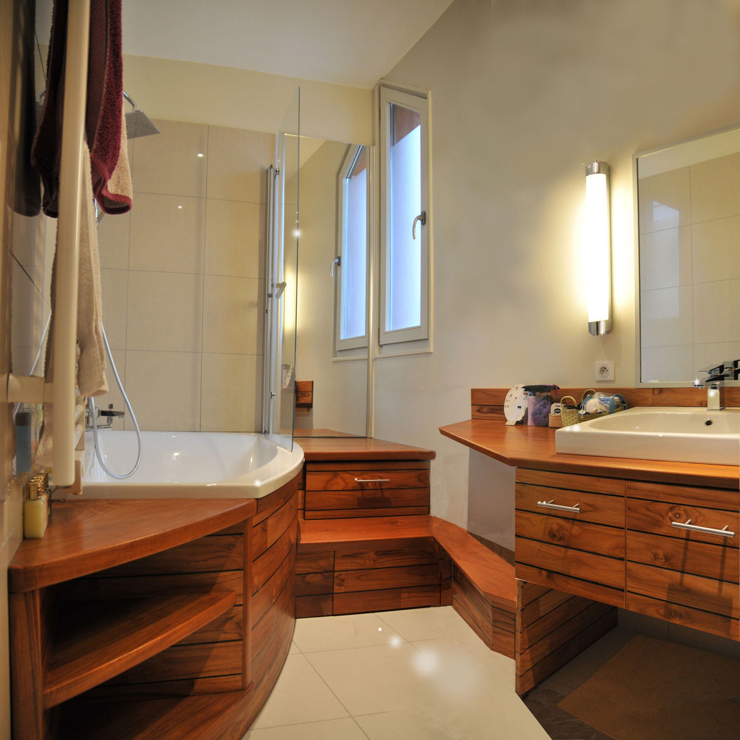 Salle de bain, alain vieux decoration alain vieux decoration Ванна кімната