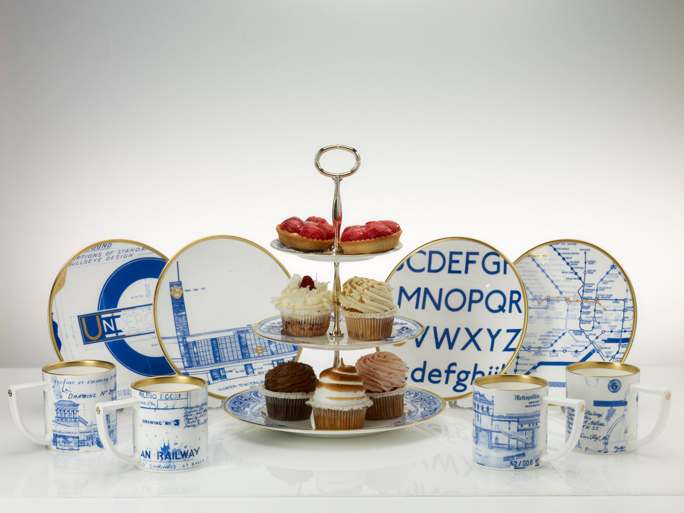 The London transport, The New English The New English Kitchen Cutlery, crockery & glassware