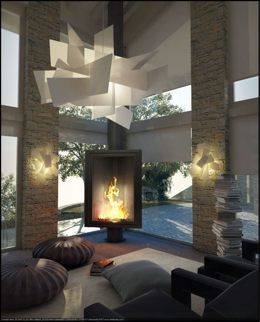 I camini e le stufe di FAPIR, FAPIR srl FAPIR srl Modern living room Fireplaces & accessories