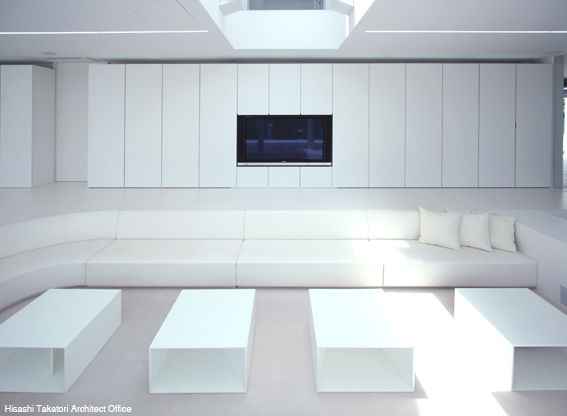 Sea Side House, 鷹取久アーキテクトオフィス 鷹取久アーキテクトオフィス Living room