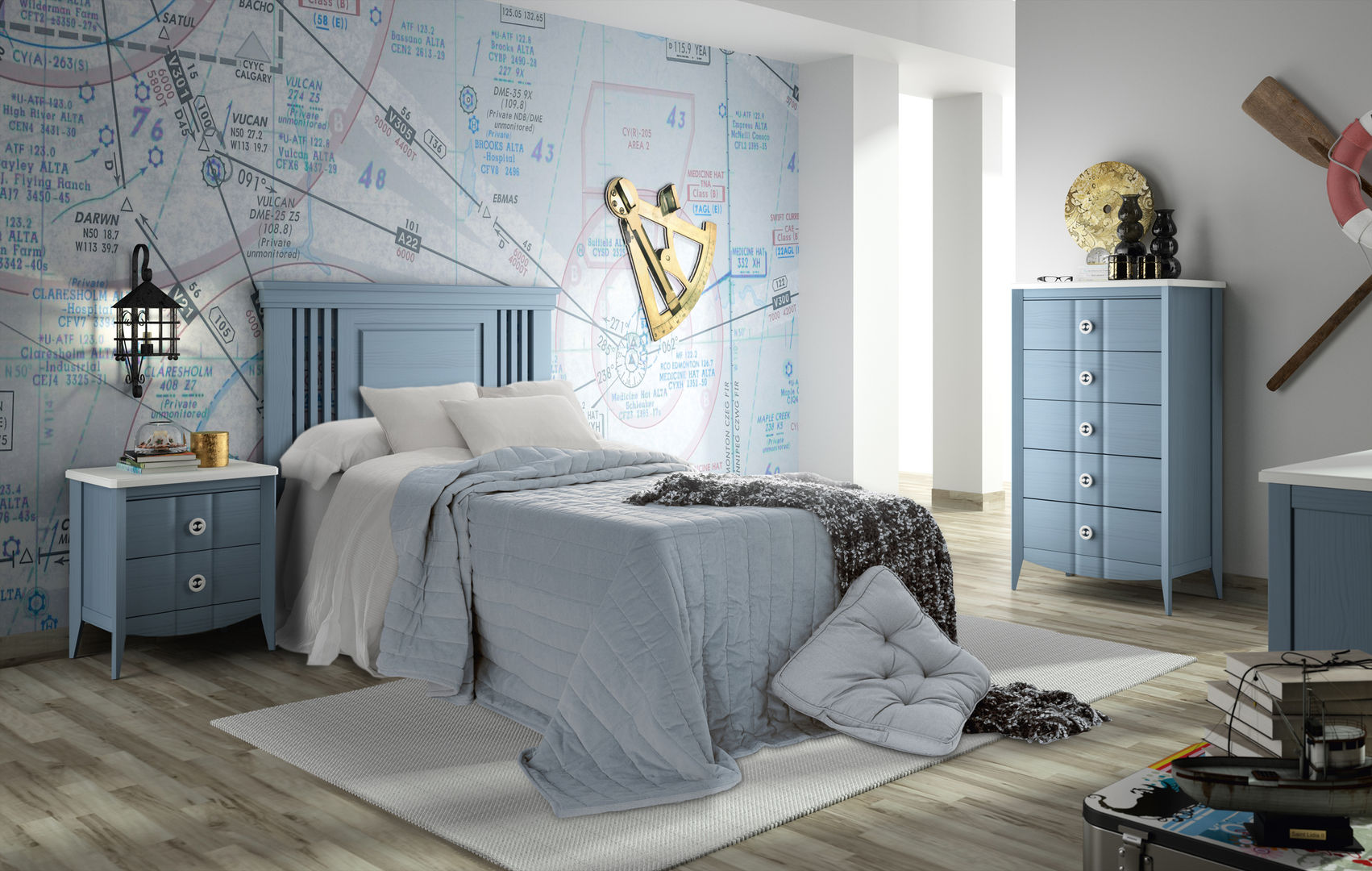 Zona Noche, ELIZANA ELIZANA Phòng ngủ phong cách Địa Trung Hải Beds & headboards