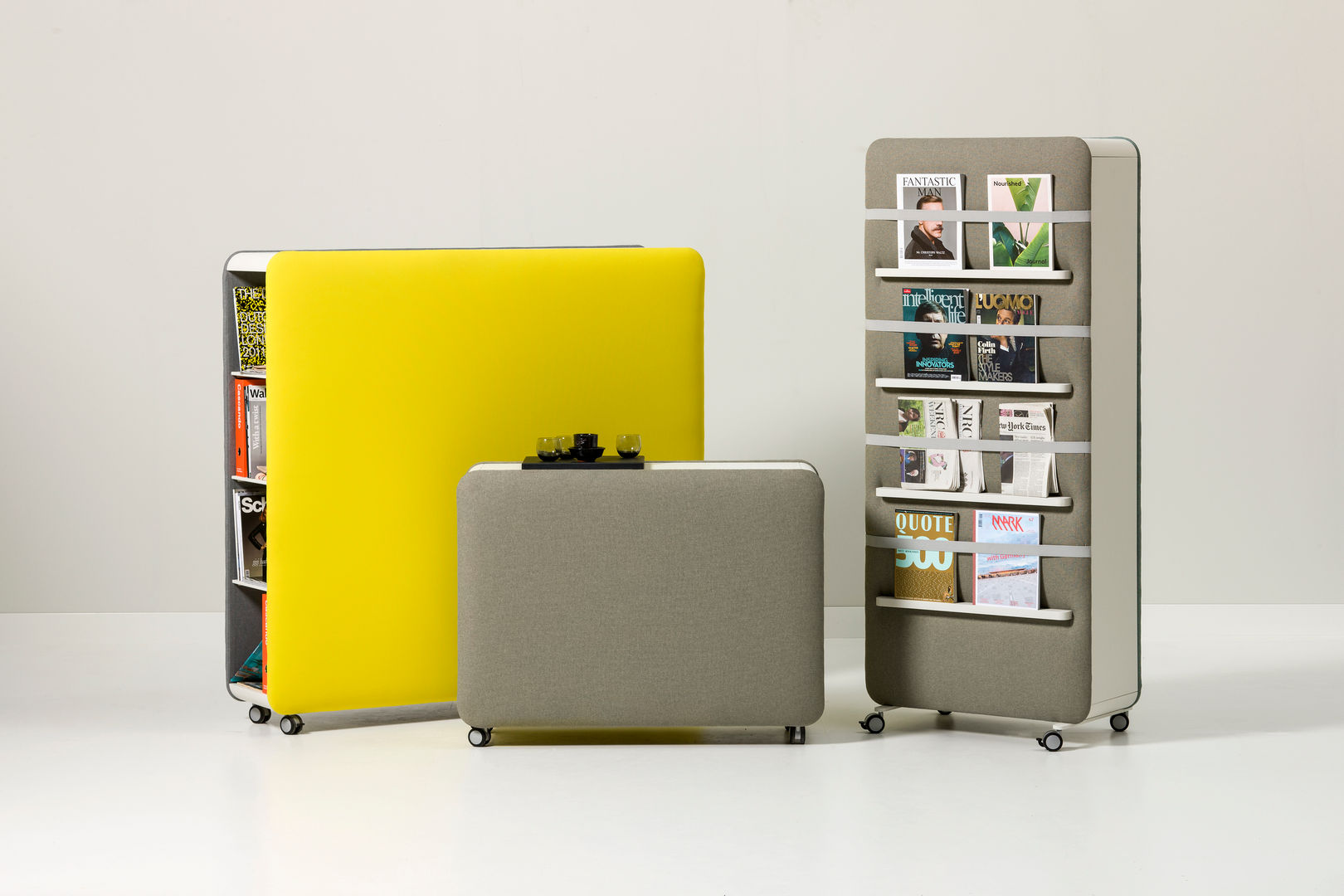 Pillow Acoustic Furniture for Cascando 2014, SMOOL by Robert Bronwasser SMOOL by Robert Bronwasser Modern study/office Cupboards & shelving