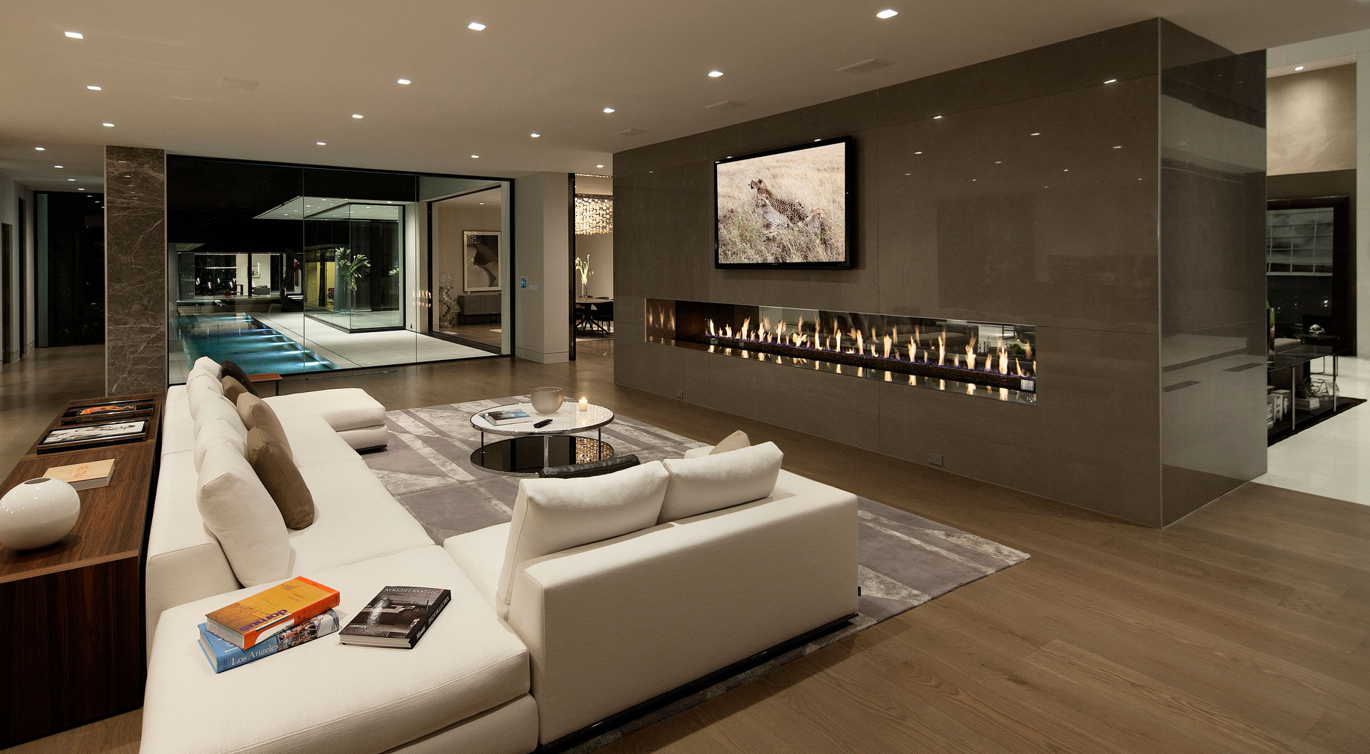 SUNSET STRIP RESIDENCE , McClean Design McClean Design Salas de estar modernas