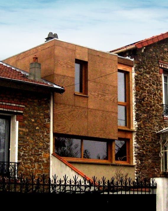 Extension d'une maison individuelle en ossature bois à Villemomble (93), Paula Bianco Paula Bianco