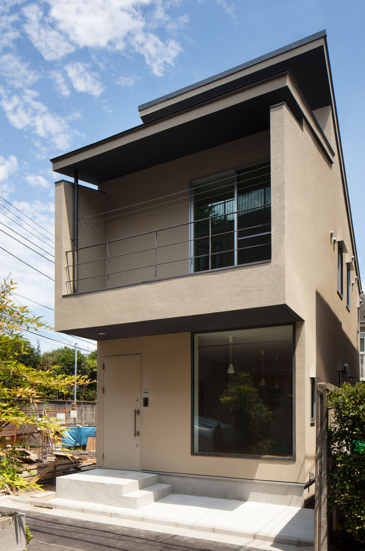 中野南台の家 The house of Nakano wooden fire-resistance, 荻原雅史建築設計事務所 / Masashi Ogihara Architect & Associates 荻原雅史建築設計事務所 / Masashi Ogihara Architect & Associates Eclectic style houses