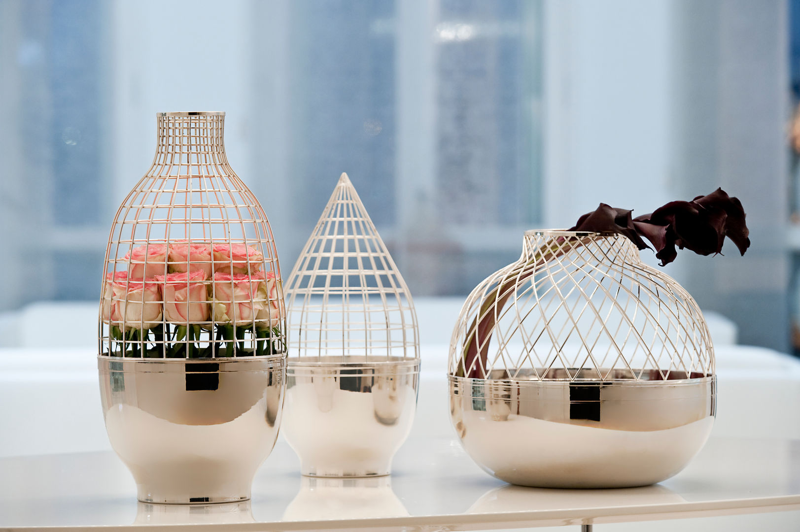 GRID Vases by JAIME HAYON homify Vườn nội thất Interior landscaping