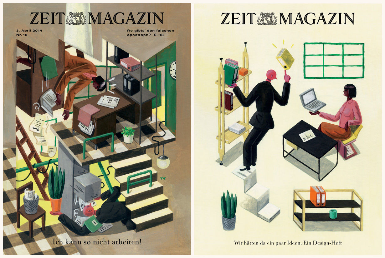 Das ZEITmagazine design issue, Pieter Van Eenoge Pieter Van Eenoge Otros espacios Cuadros e ilustraciones