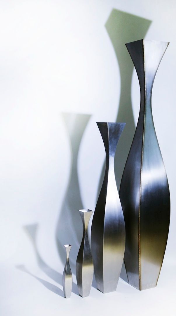 Vases INOXY Ligne N° 1, De-Design De-Design منازل ديكورات واكسسوارات