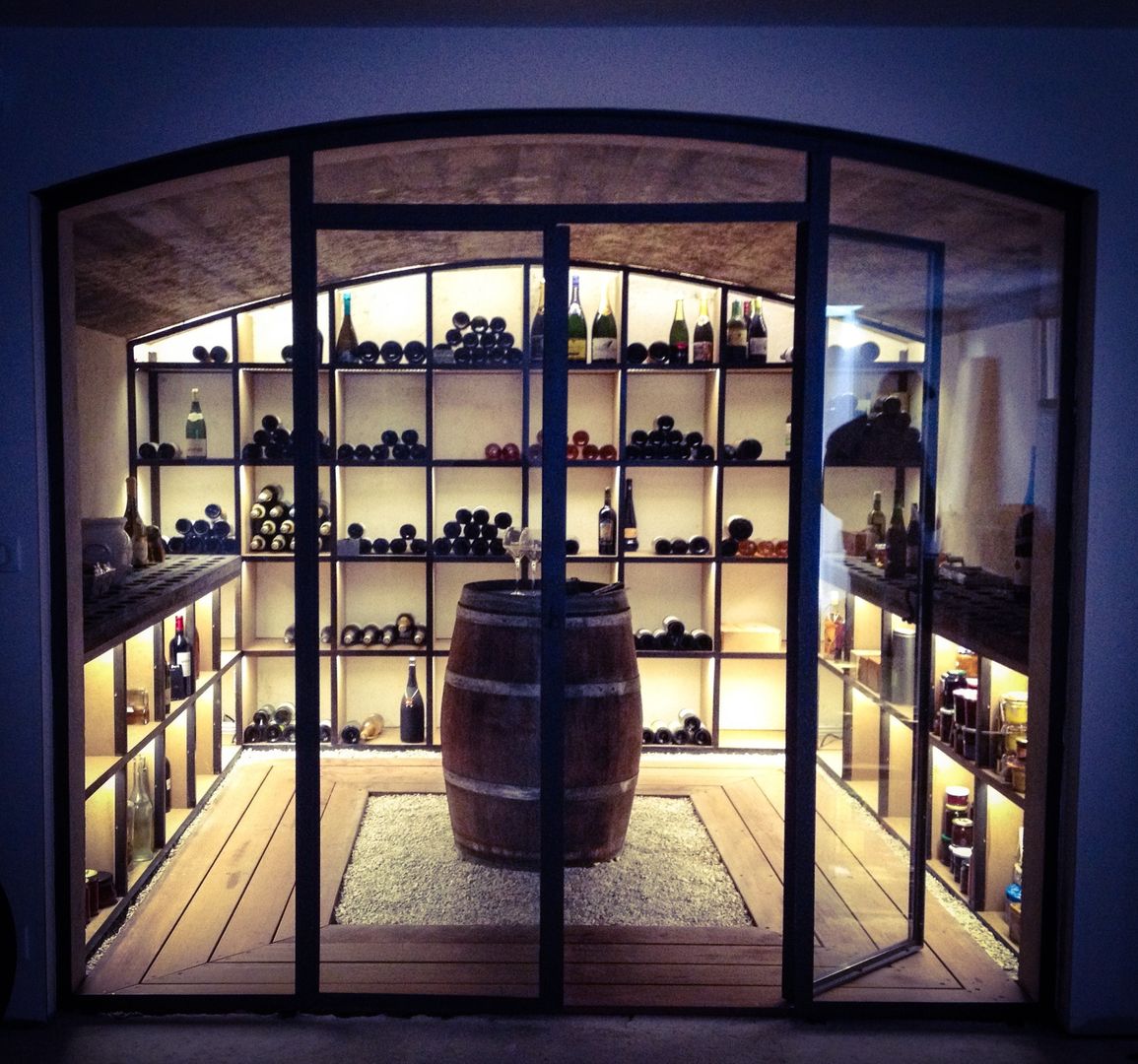 Cave A Vin, De-Design De-Design Bodegas de vino de estilo moderno Bodegas