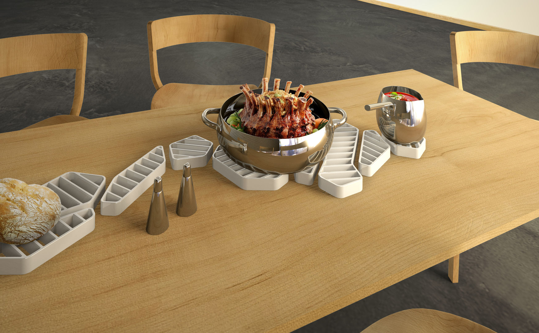 chemin de table, Romain Giraud Romain Giraud Modern Dining Room Accessories & decoration