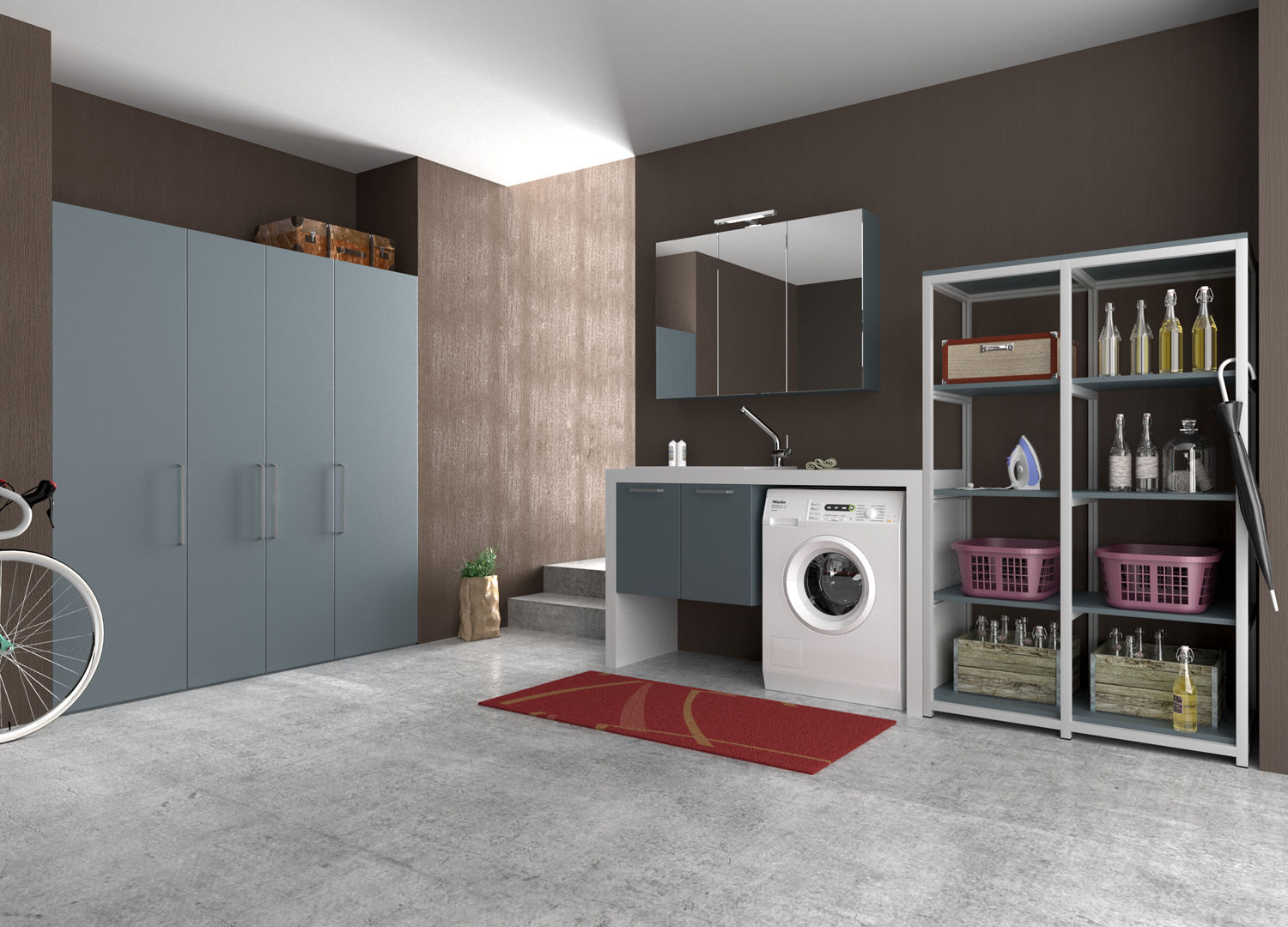 ARCHEDA, Graphosds Graphosds Modern bathroom Storage