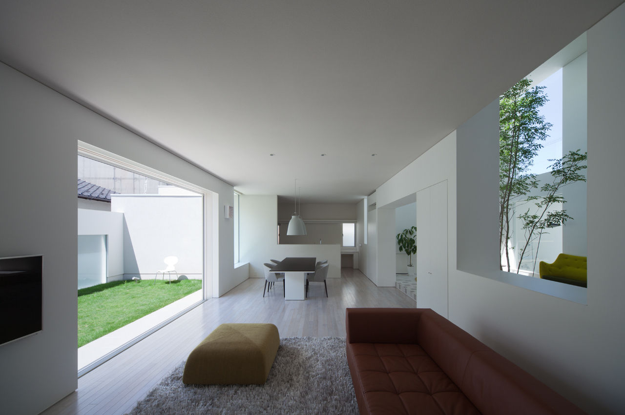 obi house, ソルト建築設計事務所 ソルト建築設計事務所 Livings de estilo moderno