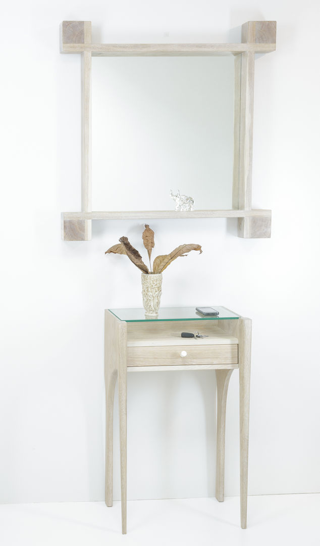 Mirror "Square" Meble Autorskie Jurkowski Scandinavian style corridor, hallway& stairs Accessories & decoration