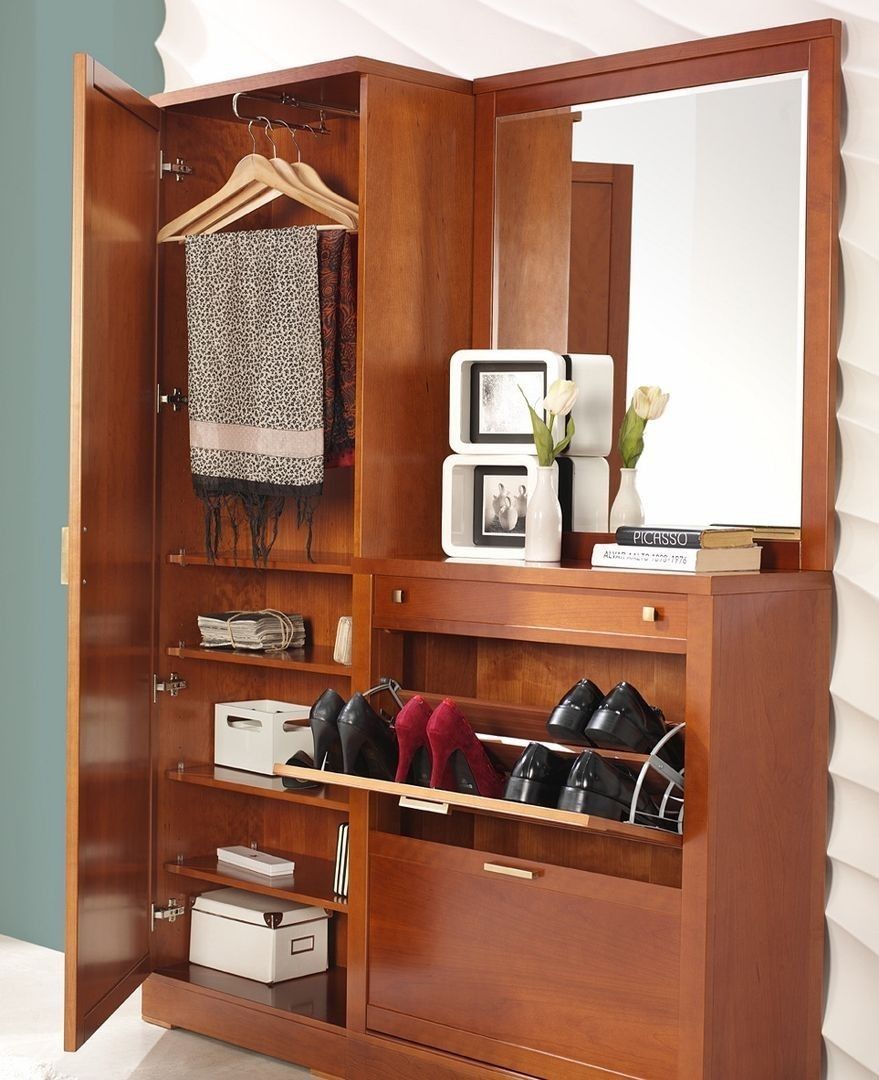 Muebles Zapateros en estilos Clásicos, Vintage y Modernos ¡Elige el que más te guste!, Paco Escrivá Muebles Paco Escrivá Muebles Classic style dressing room Storage