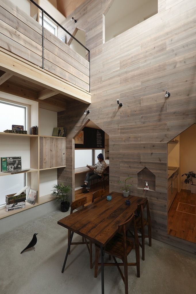 Hazukashi House, ALTS DESIGN OFFICE ALTS DESIGN OFFICE غرفة المعيشة كراسي ومقاعد