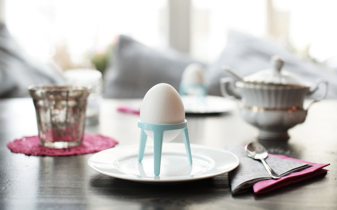 rocket Eierbecher - der Eierbecher ohne den Becher, produkte + gestaltung produkte + gestaltung Cuisine moderne Couverts, vaisselle et verrerie