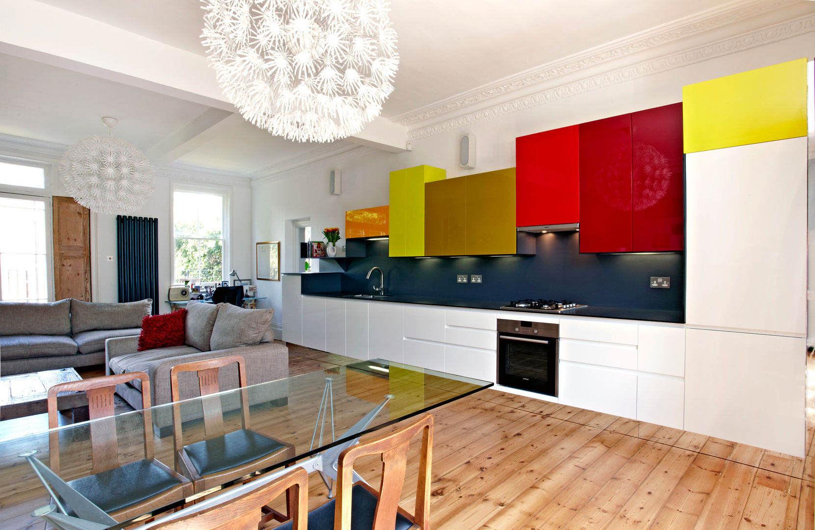 East London Apartment, Draisci Studio Draisci Studio ห้องครัว