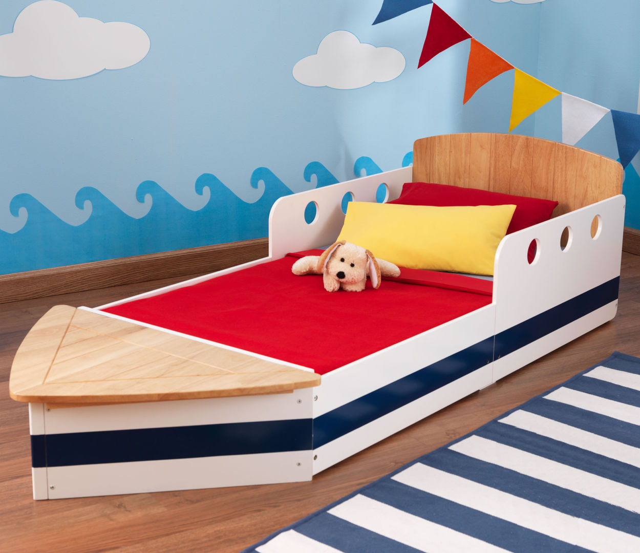 Boat Toddler Bed Cuckooland Dormitorios infantiles de estilo moderno Camas y cunas