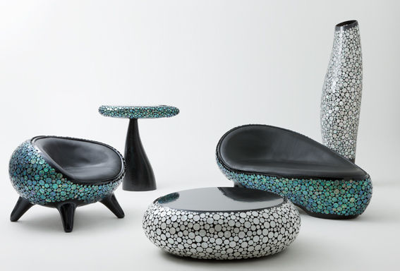 Octopus series, lee3woong studio lee3woong studio Mediterranean style living room Side tables & trays