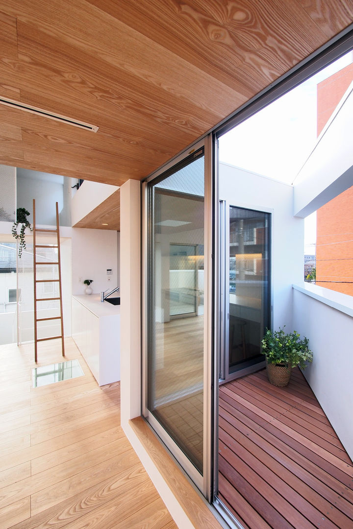 House in Heiwadai, アトリエ スピノザ アトリエ スピノザ Casas modernas: Ideas, imágenes y decoración