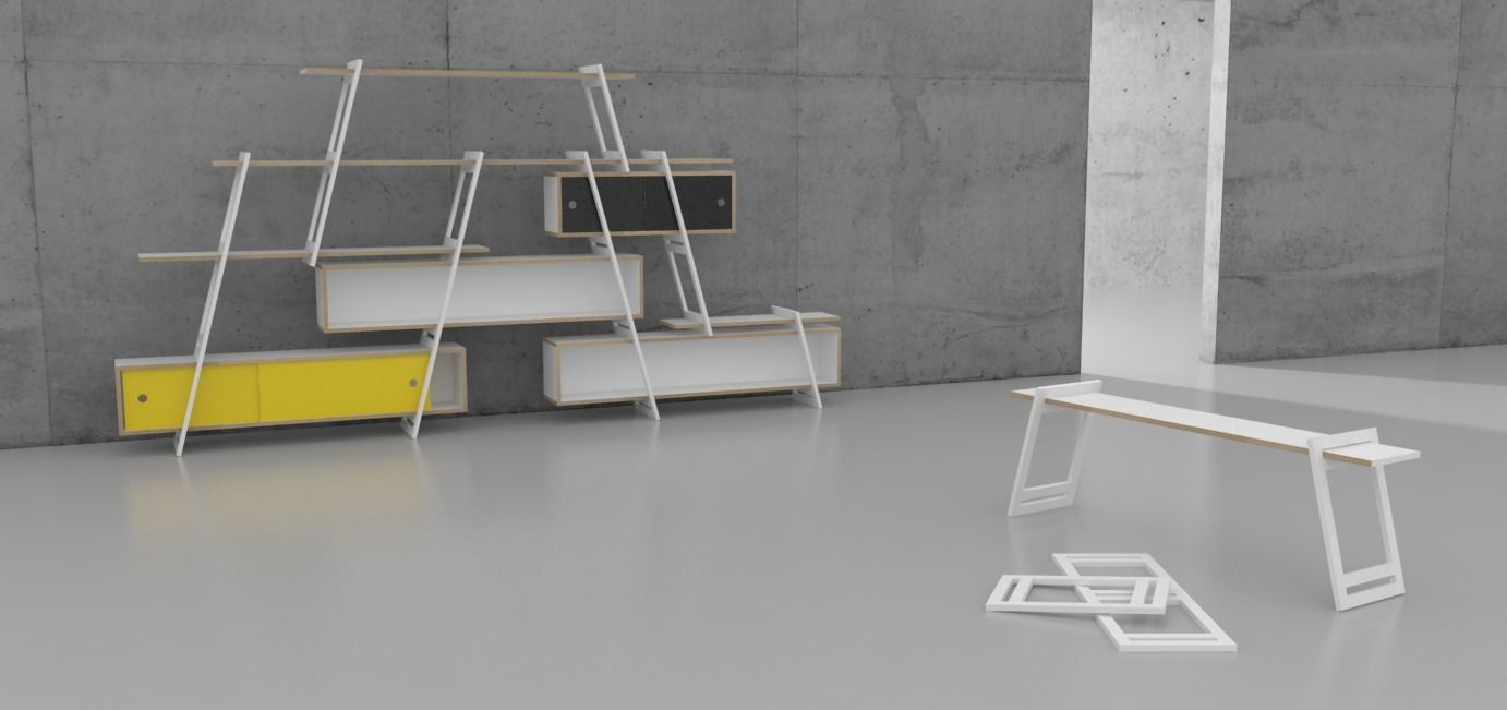 Shelving System, Studio DLF Studio DLF غرف تخزين Storage