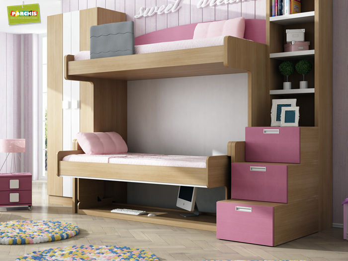 Literas abatibles autoportantes. muebles plegables para pladur, Muebles Parchis. Dormitorios Juveniles. Muebles Parchis. Dormitorios Juveniles. Дитяча кімната Ліжка та дитячі ліжечка