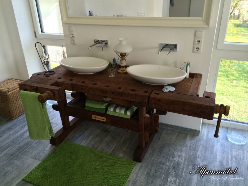 homify Rustic style bathroom Sinks