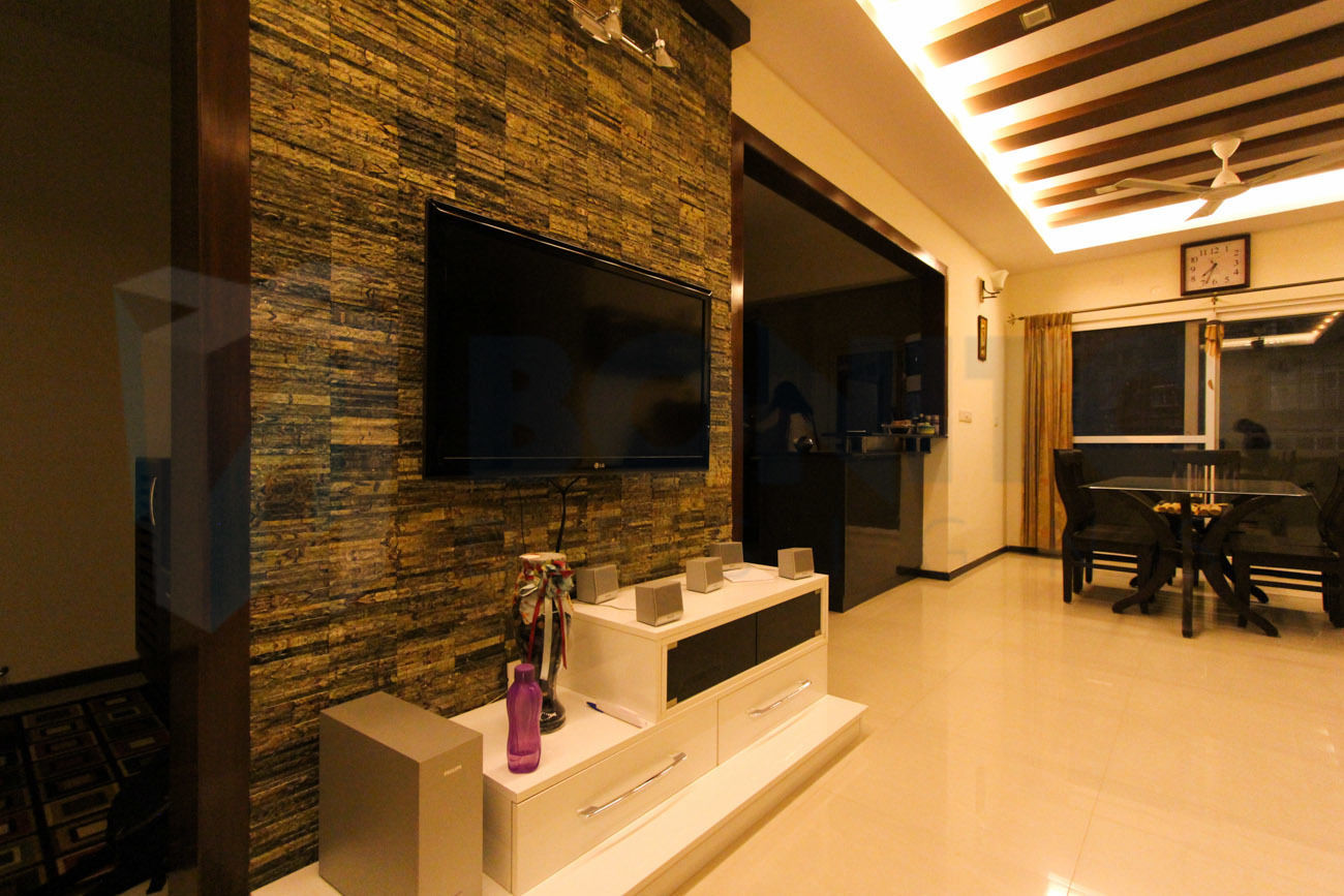 Trendy Apartment Interiors at Bhanu gupta homify Rooms