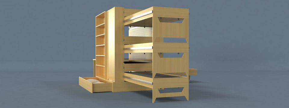 Dieci, Davide Conti Design Studio Davide Conti Design Studio Moderne slaapkamers Bedden en hoofdeinden