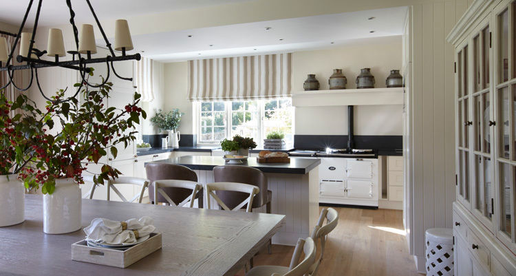 Country House, Hampshire, Helen Green Design Helen Green Design Cocinas de estilo rural