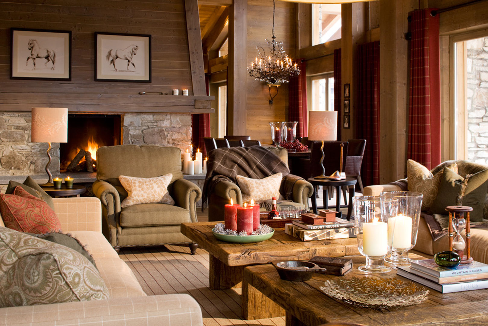 A Chalet to Keep You Warm: Val d'Isère, Helen Green Design Helen Green Design Nhà: thiết kế nội thất · bố trí · ảnh