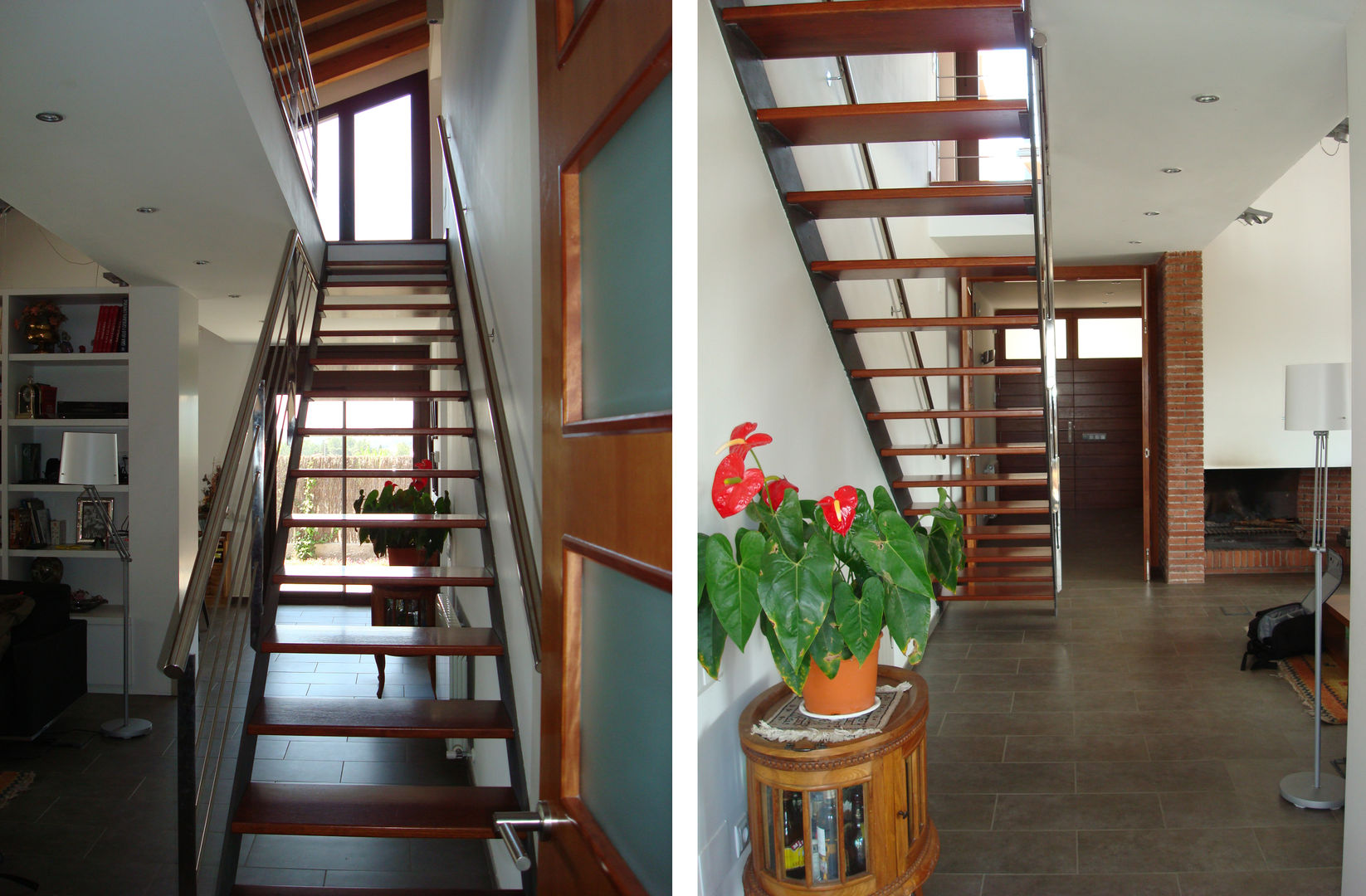 Stair FG ARQUITECTES Modern Corridor, Hallway and Staircase