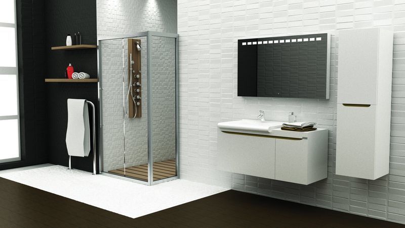 ARCO - MAESTA BATHROOMS, MAESTA BATHROOM FURNITURE MAESTA BATHROOM FURNITURE Ванная комната в стиле модерн Полки для хранения