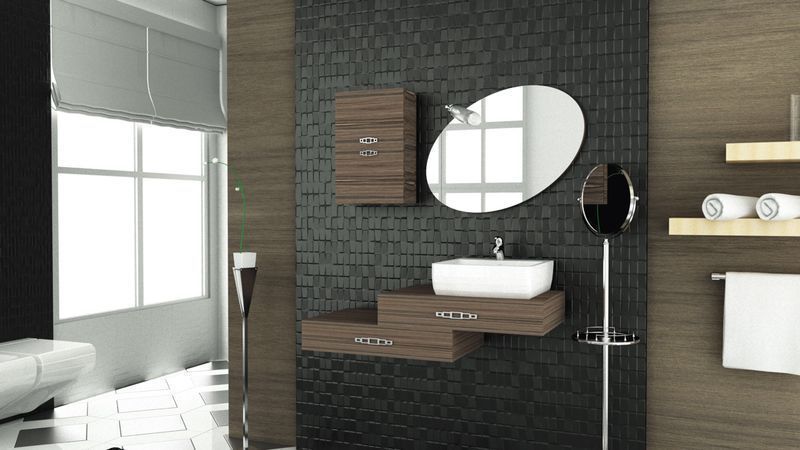 homify Modern bathroom Shelves