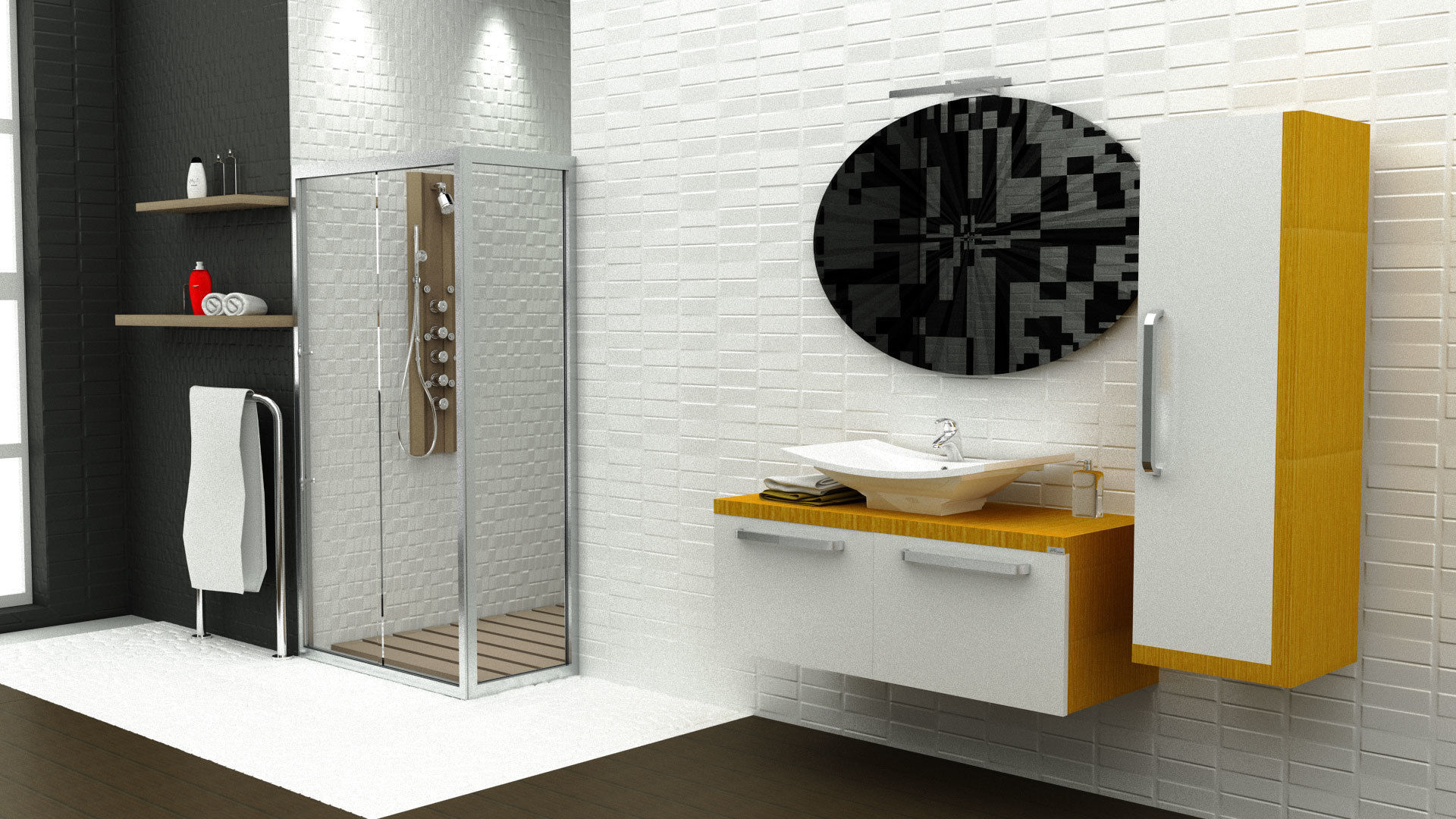 ORO - MAESTA BATHROOMS, MAESTA BATHROOM FURNITURE MAESTA BATHROOM FURNITURE Modern bathroom Shelves