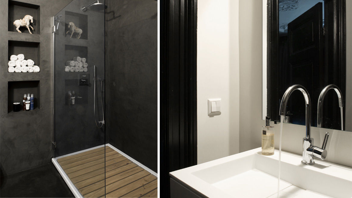 stijlvolle pied-a-terre in Amsterdam, choc studio interieur choc studio interieur Asian style bathroom