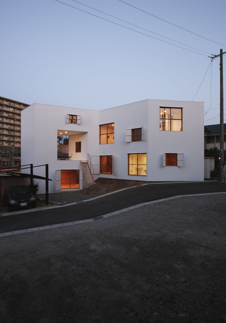 透明な地形, 南川祐輝建築事務所 南川祐輝建築事務所 Minimalistische huizen