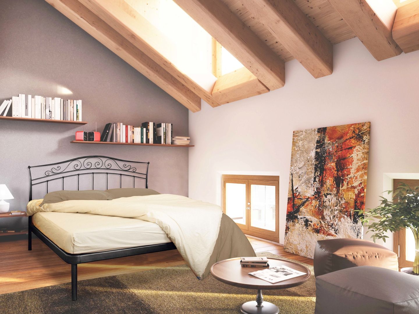Letti in ferro battuto, Ferrari Arredo & Design Ferrari Arredo & Design 臥室 床與床頭櫃