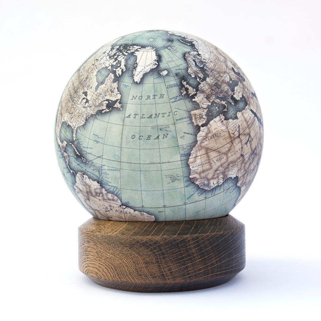 Turquoise Mini Desk Globe Bellerby and Co Globemakers Rumah Modern Accessories & decoration